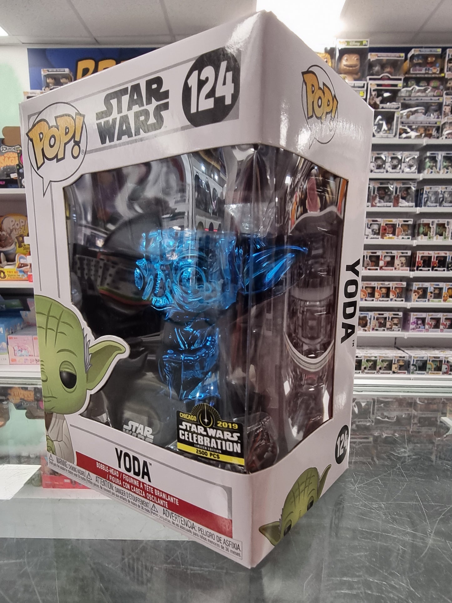 POP: Star Wars: Yoda (Blue Chrome) 124