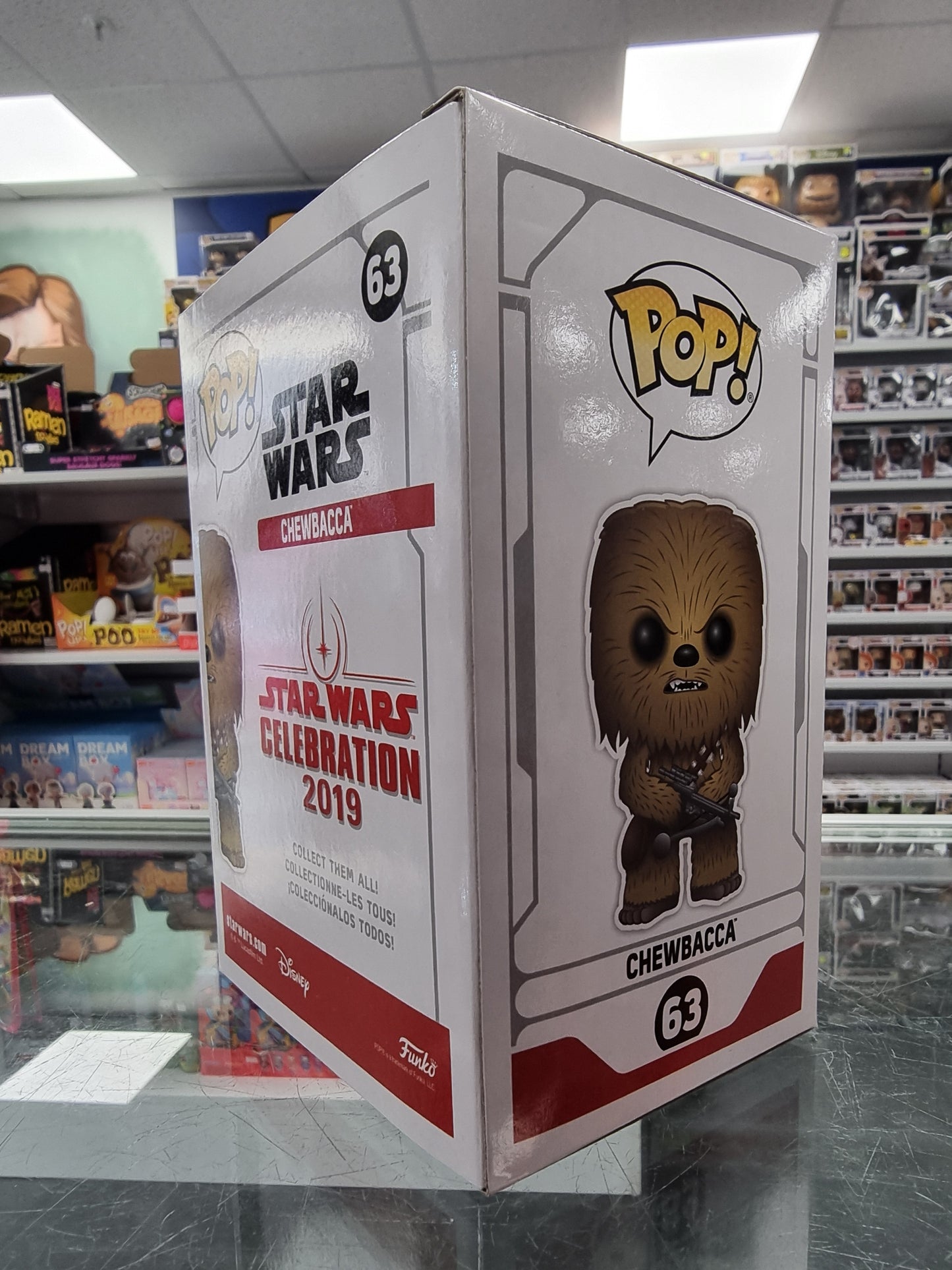 POP! Star Wars: Chewbacca 63 Blue Chrome