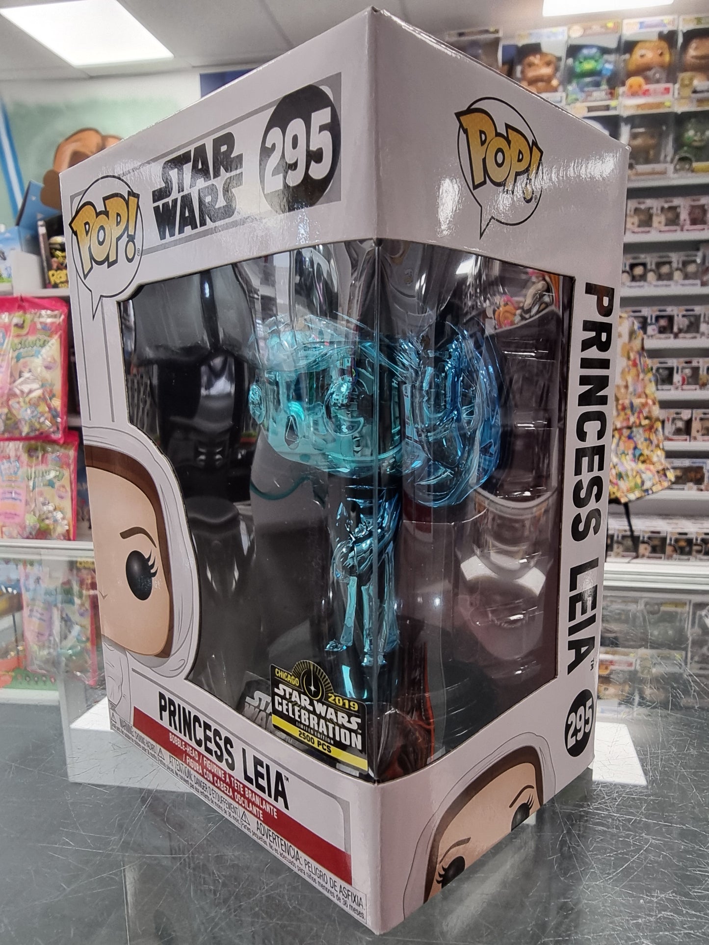 POP: SW: Princess Leia 295 - Blue Chrome 2500 pcs