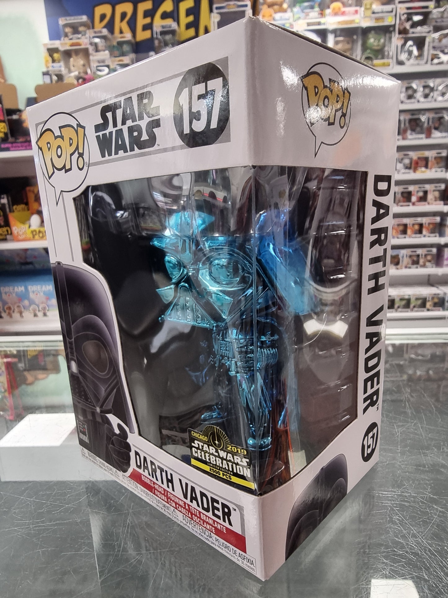 POP! Star Wars: Darth Vader 157 (Blue Chrome)