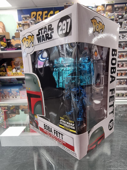POP! Star Wars: Boba Fett 297 (Blue Chrome)