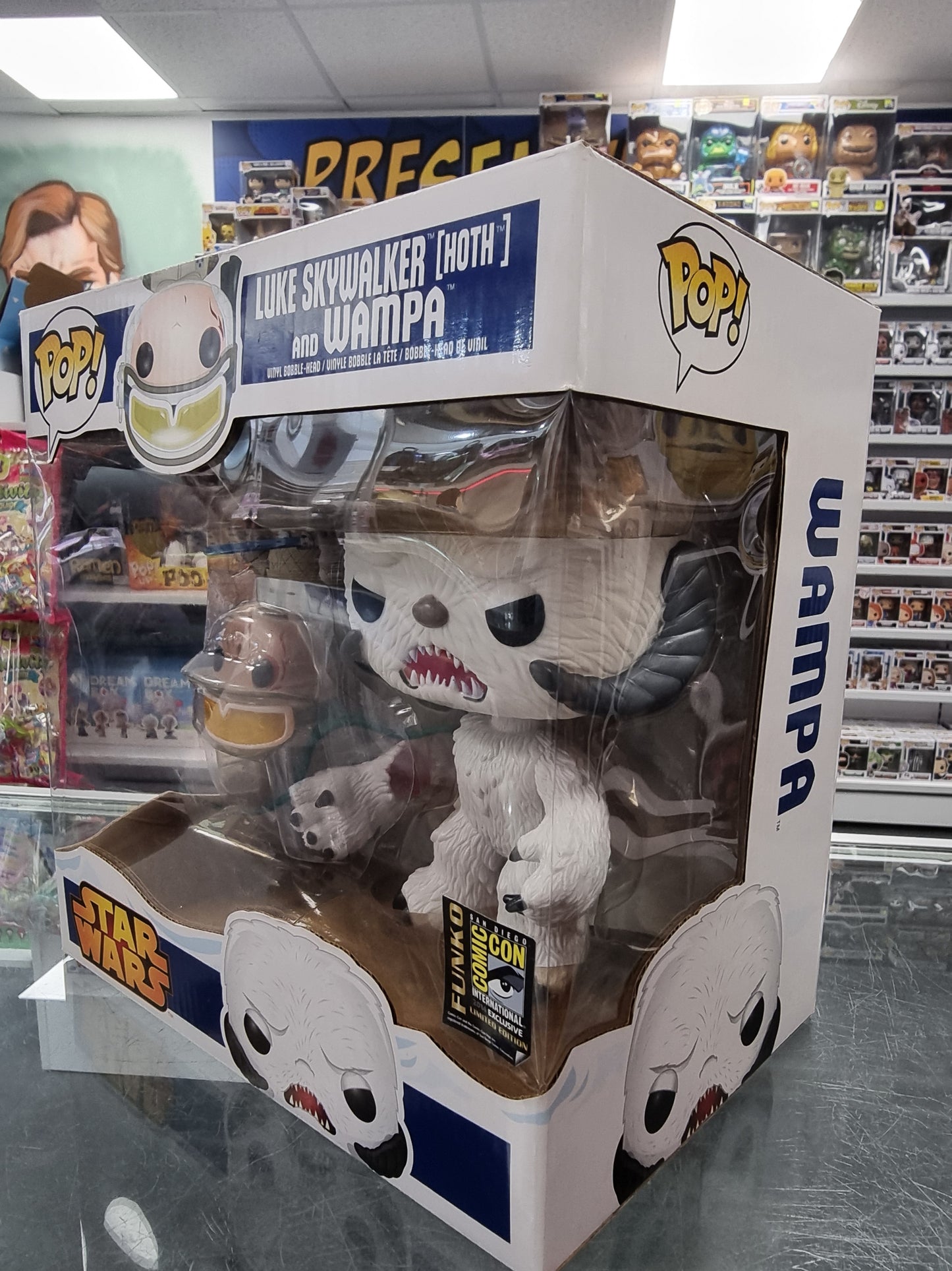 POP: Star Wars: Luke (Hoth) & Wampa (SDCC) 2 Pack