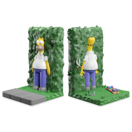 The Simpsons Homer in Bush Bookends