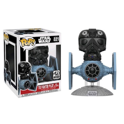 POP: Star Wars: Tie Fighter Pilot w/Fighter 221