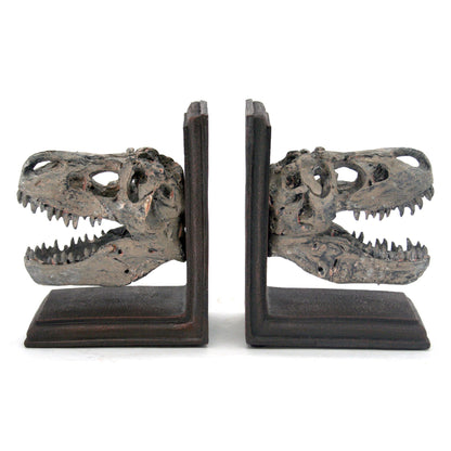 Tyrannosaurus Rex Skull Bookends