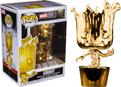 POP Marvel: Marvel Studios 10 - Groot (Chrome)