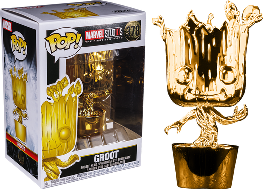 POP Marvel: Marvel Studios 10 - Groot (Chrome)