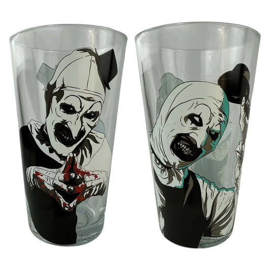 Terrifier 2 Pack Pint Glasses