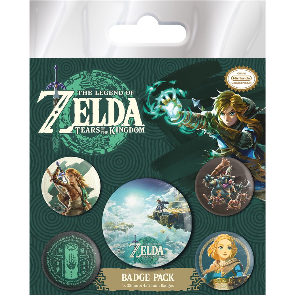 Legend of Zelda Hyrule Skies Badge Pack