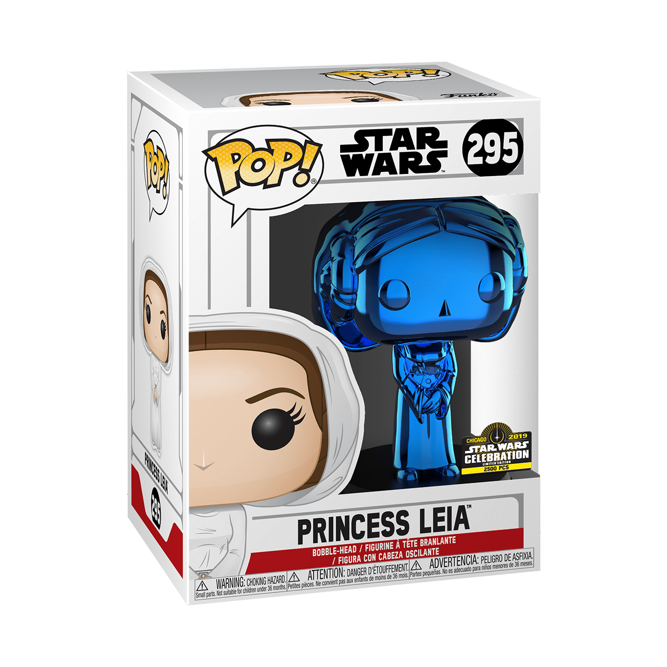 POP: SW: Princess Leia 295 - Blue Chrome 2500 pcs