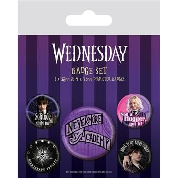 Wednesday (Nevermore) Badge Pack