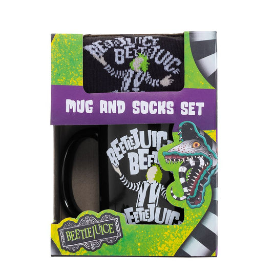 Beetlejuice Mug and Socks Set