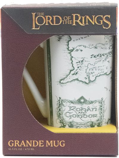 Lord of the Rings (White Map) Grande Mug