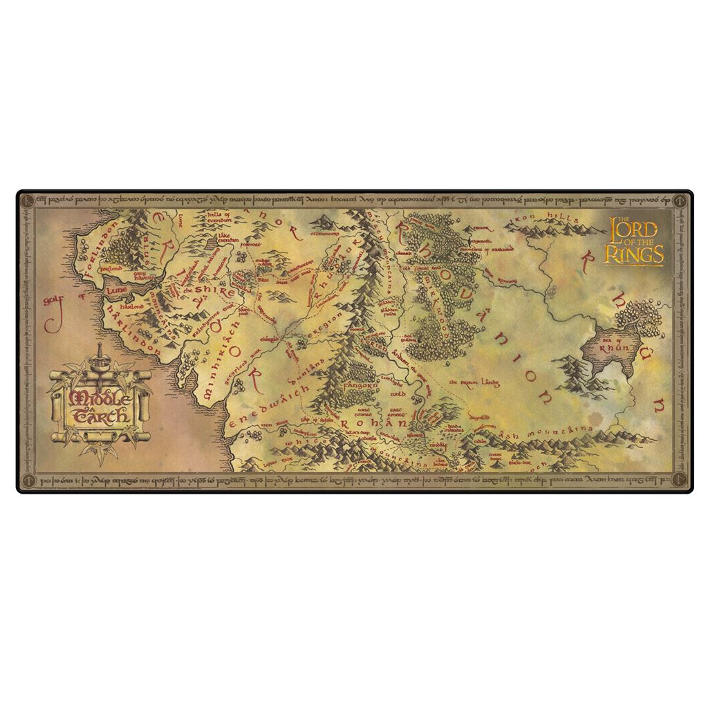 Lord of the Rings (Middle Earth Map) Desk Mat