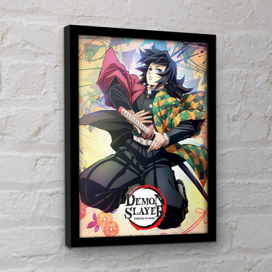 Demon Slayer (Giyuu) Framed Print
