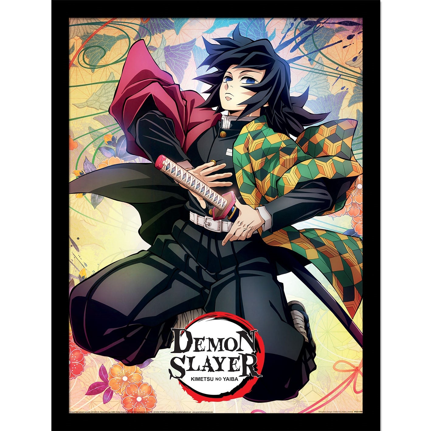 Demon Slayer (Giyuu) Framed Print
