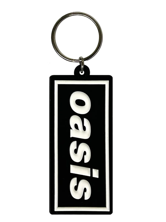 Oasis Keychain: Black Logo Keychain