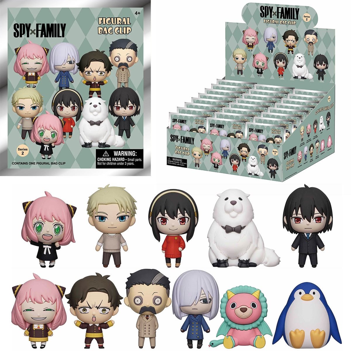 Spy Family Series 2 Bag Clips