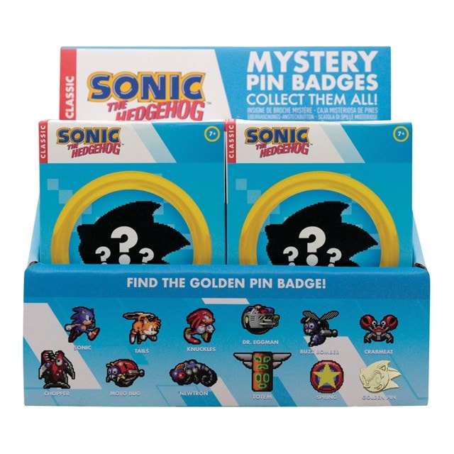 Sonic The Hedgehog Mystery Pin Badges