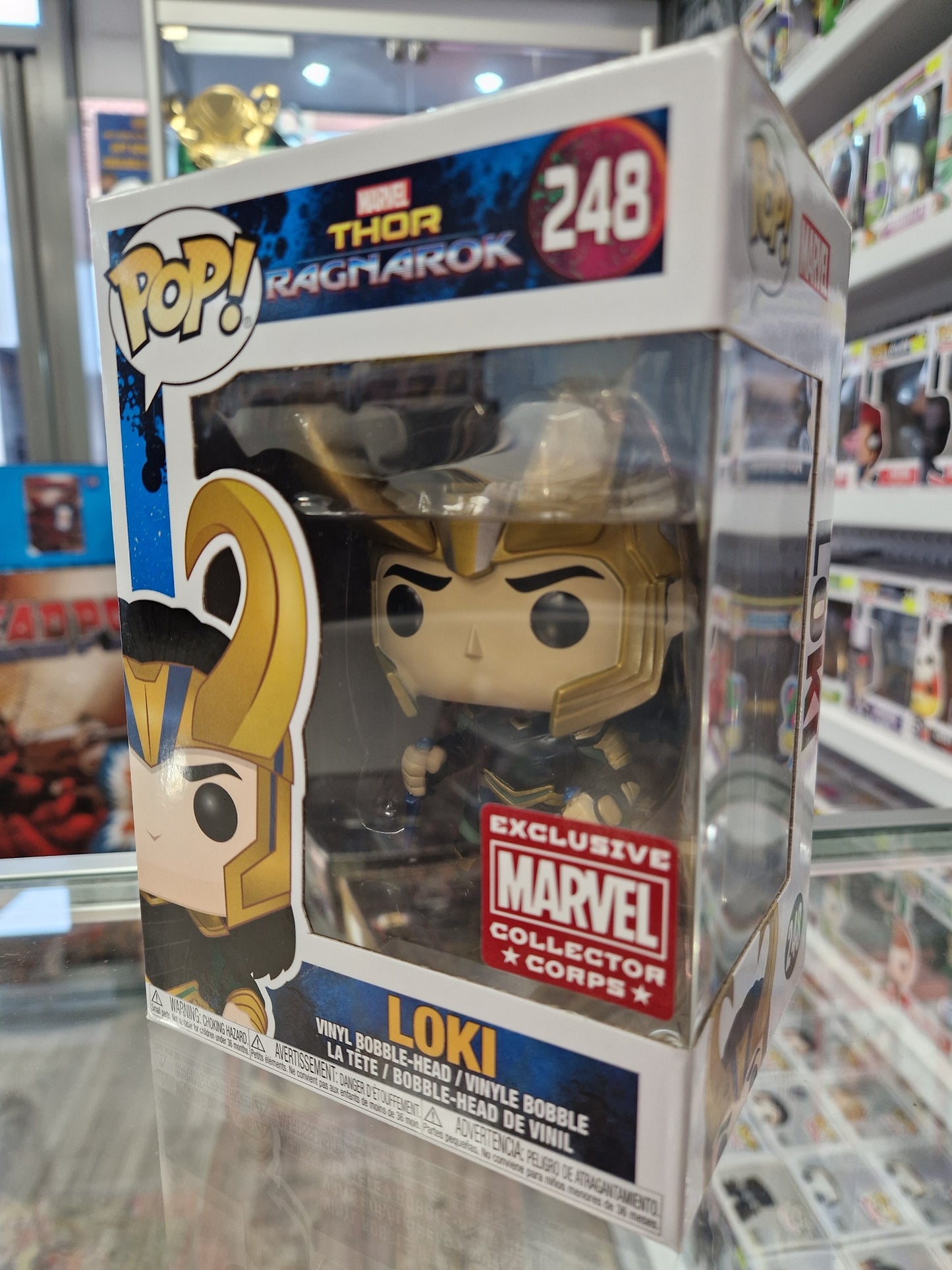POP! Marvel: Ragnarok: Loki 248 Collector Corps