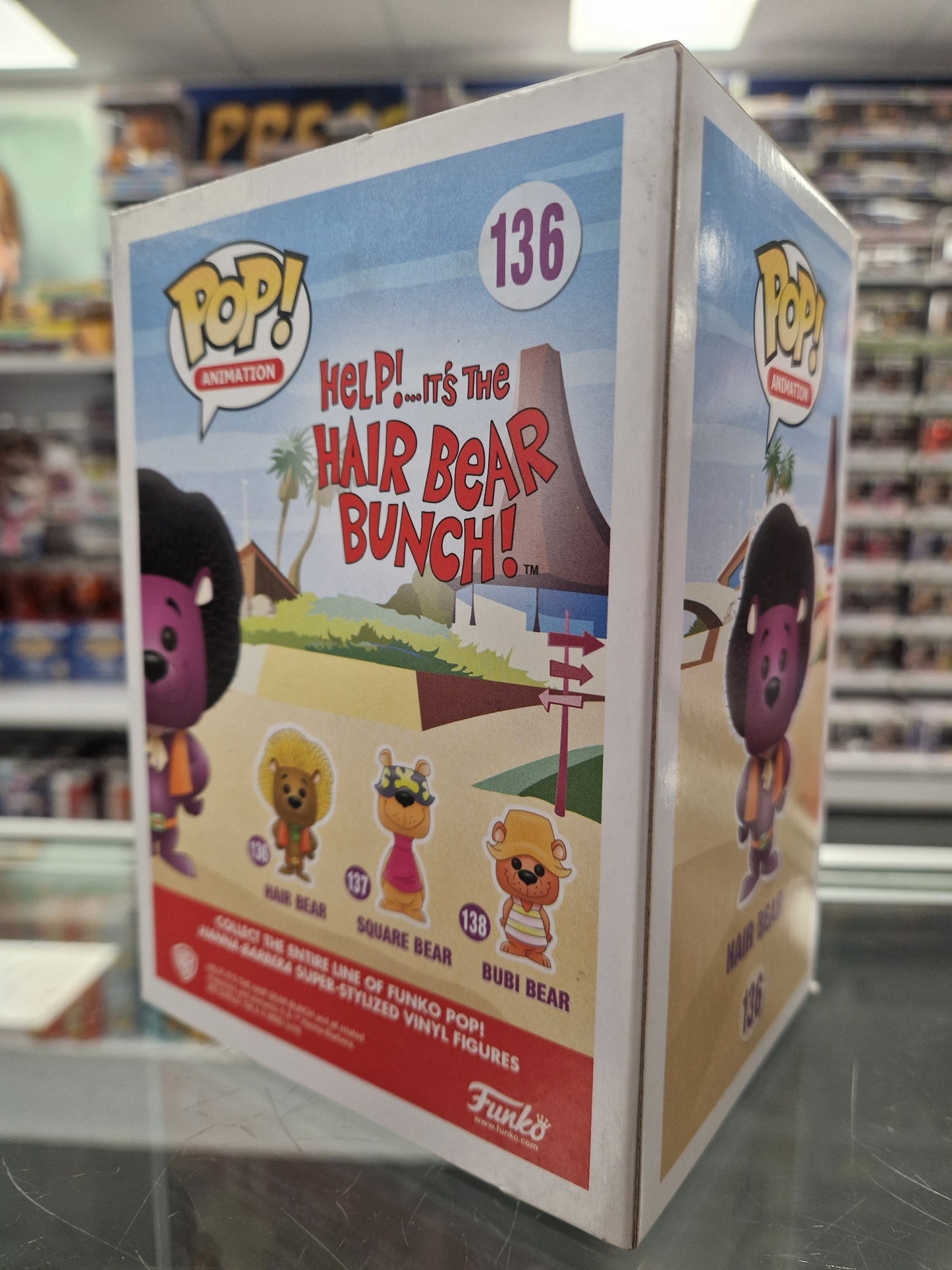 POP: Hair Bear Bunch: Hair Bear (Purple) 136