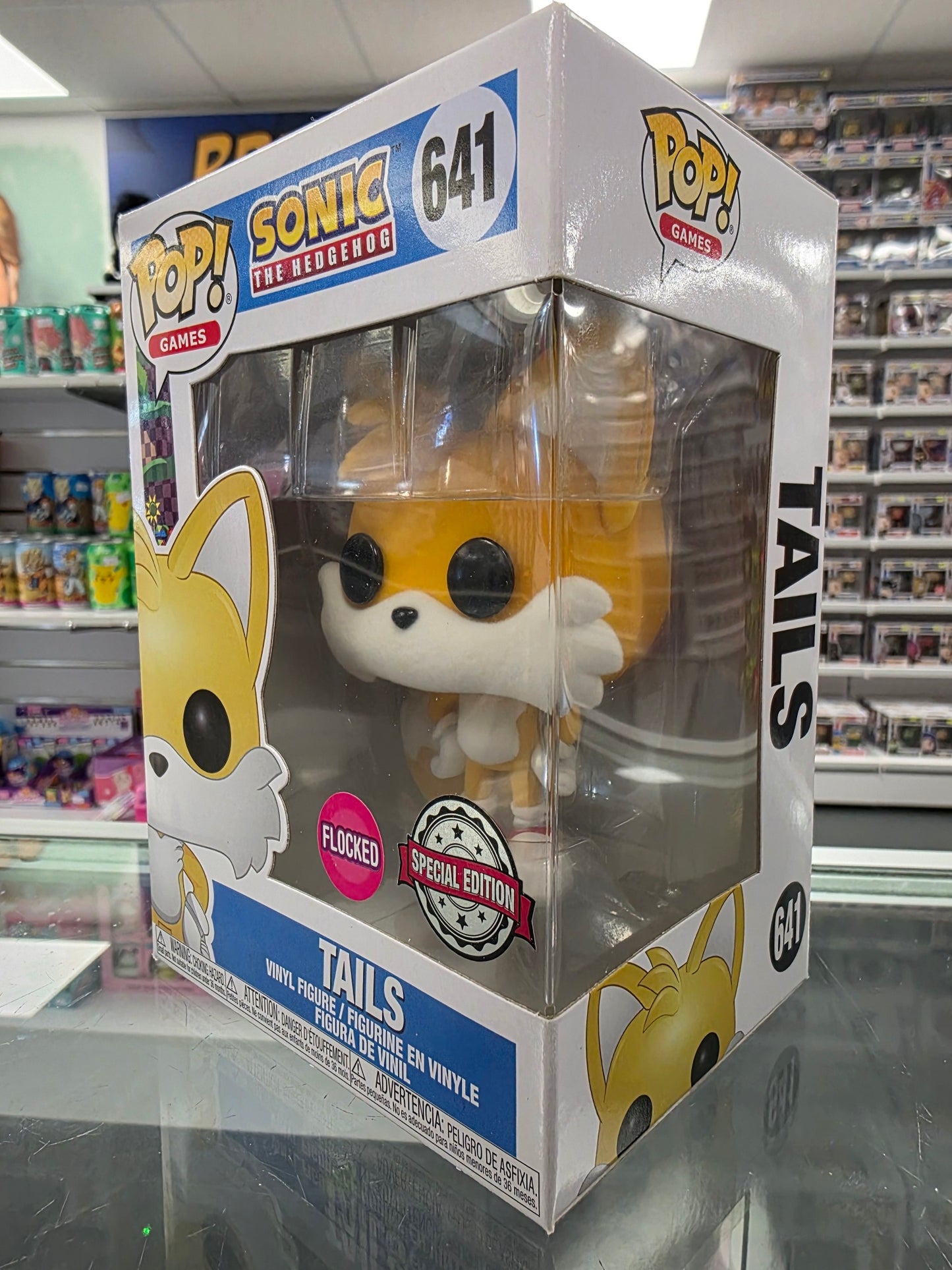 POP! Sonic The Hedgehog: Tails 641 (Flocked)