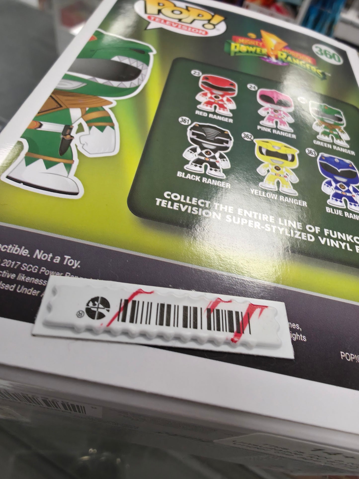 POP: Power Rangers: Green Ranger 360 GITD NYCC