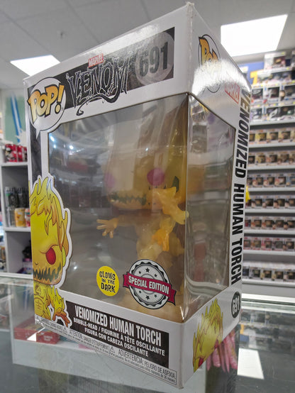 POP!: Venom: Venomized Human Torch 691 (GITD)