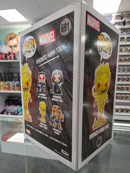 POP!: Venom: Venomized Human Torch 691 (GITD)