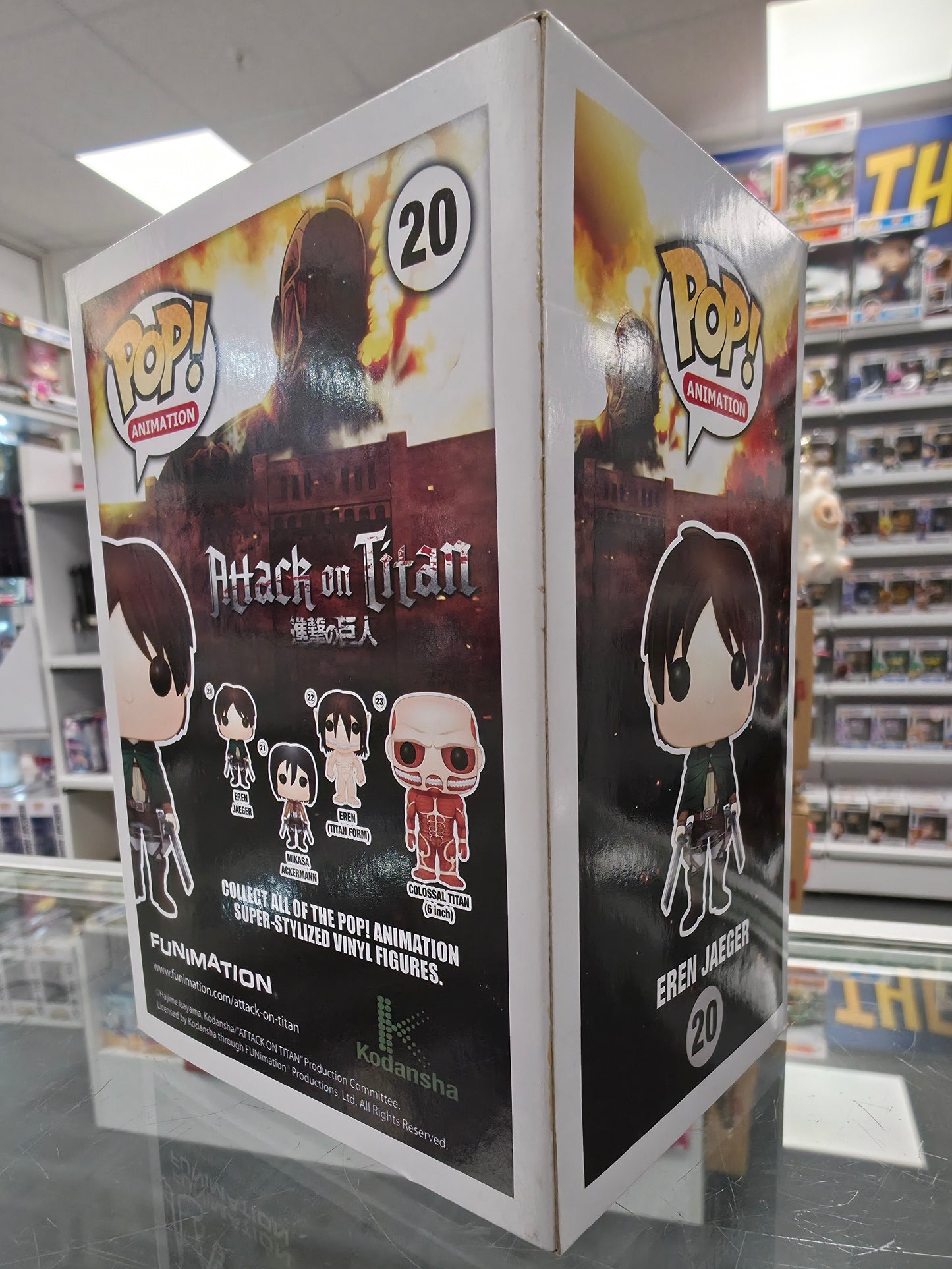 POP: Attack on Titan: Eren Jaeger 20 B&W