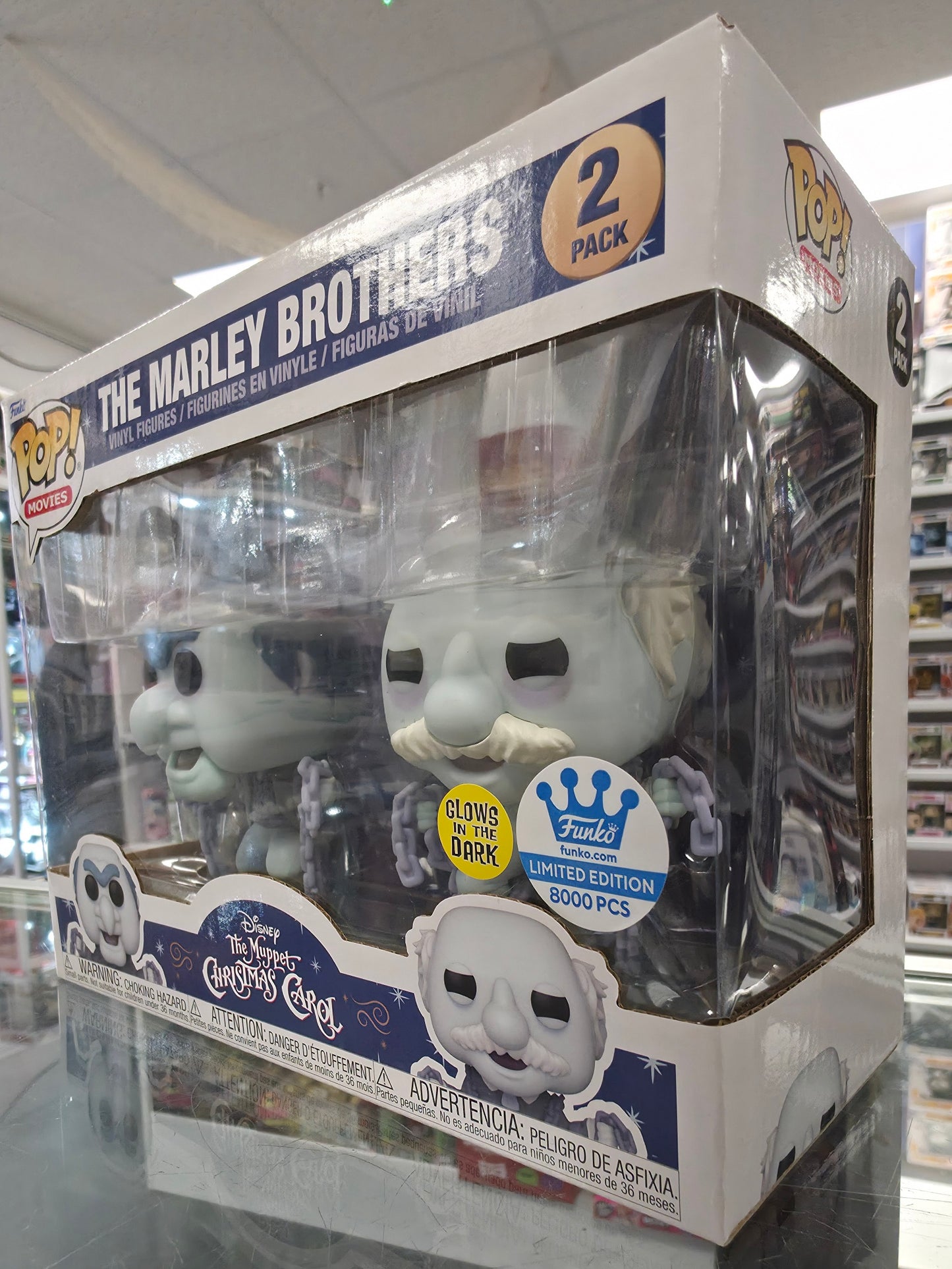 POP! Muppet Christmas Carol: Marley Bros GITD