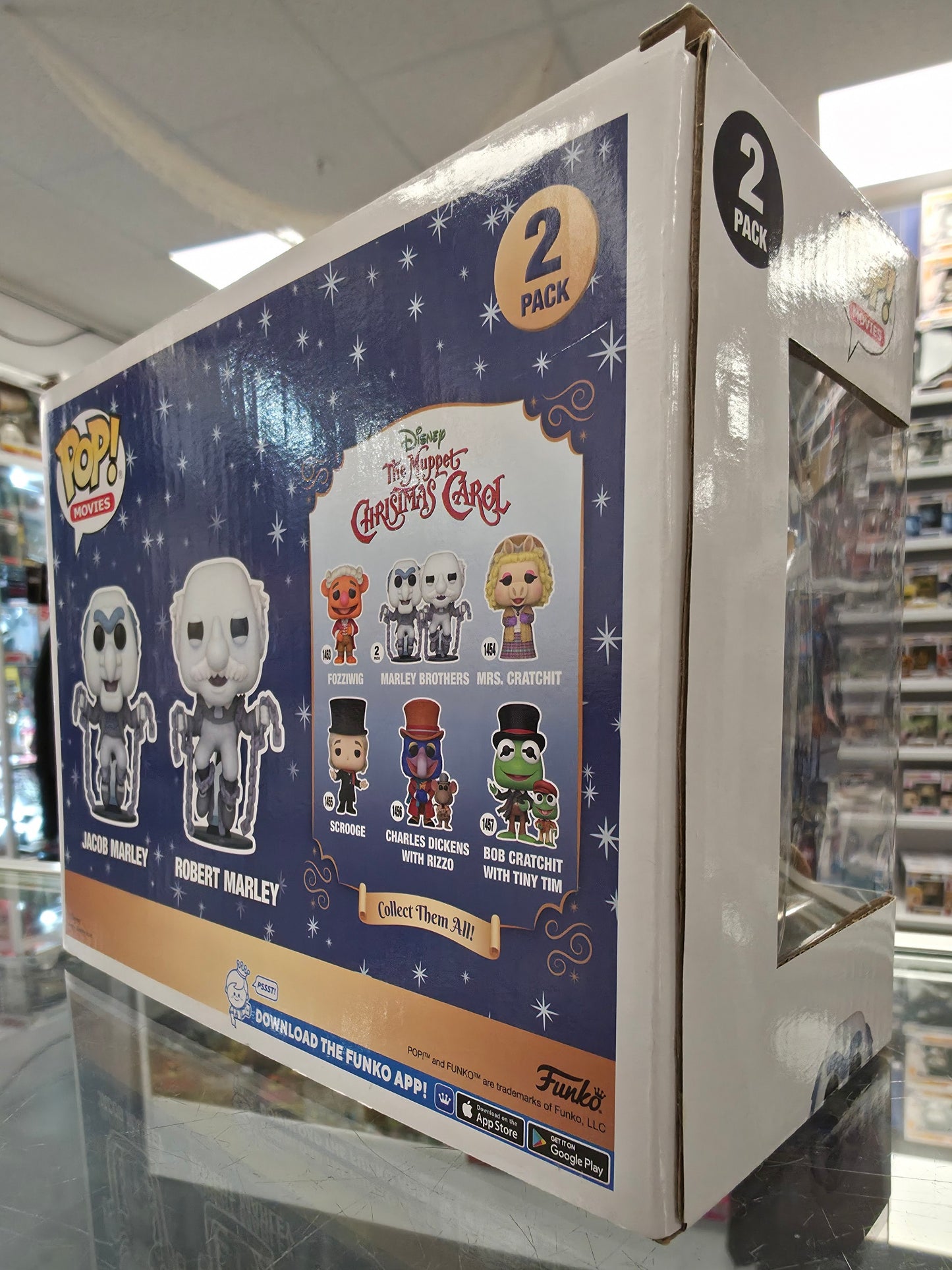 POP! Muppet Christmas Carol: Marley Bros GITD