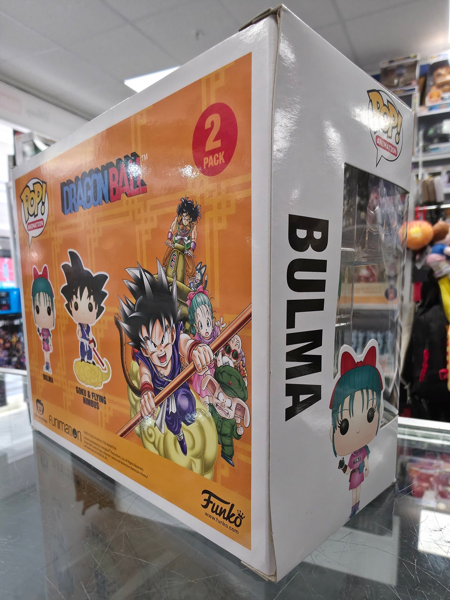 POP: Dragonball: Bulma & Goku With Flying Nimbus