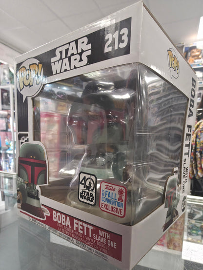POP:Deluxe: SW: Boba Fett With Slave 1 NYCC 2017