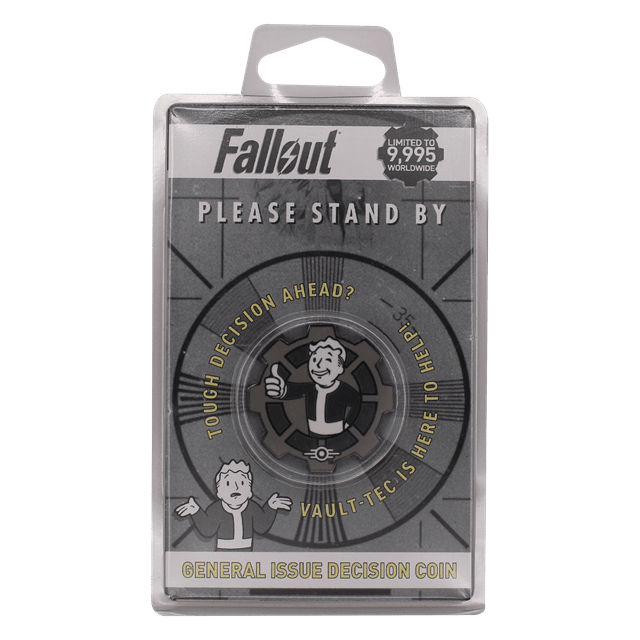 Fallout Black & White Collectible Decision Coin