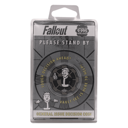 Fallout Black & White Collectible Decision Coin