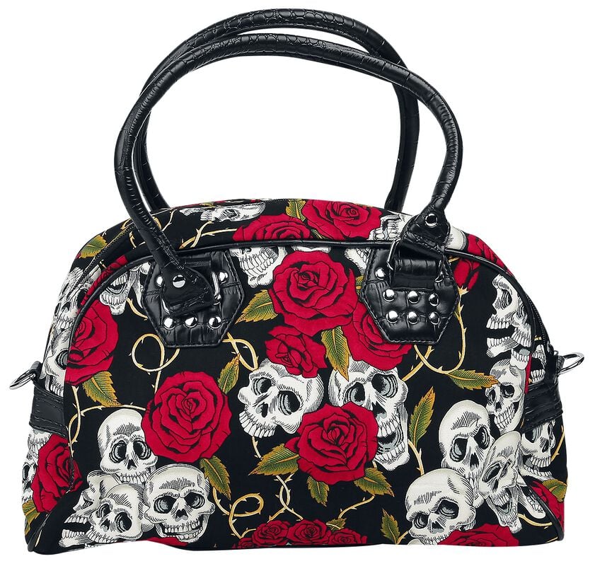 Banned Apparel: Skull & Roses Handbag