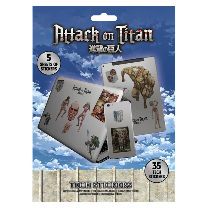 Attack on Titan (S3) Tech Stickers