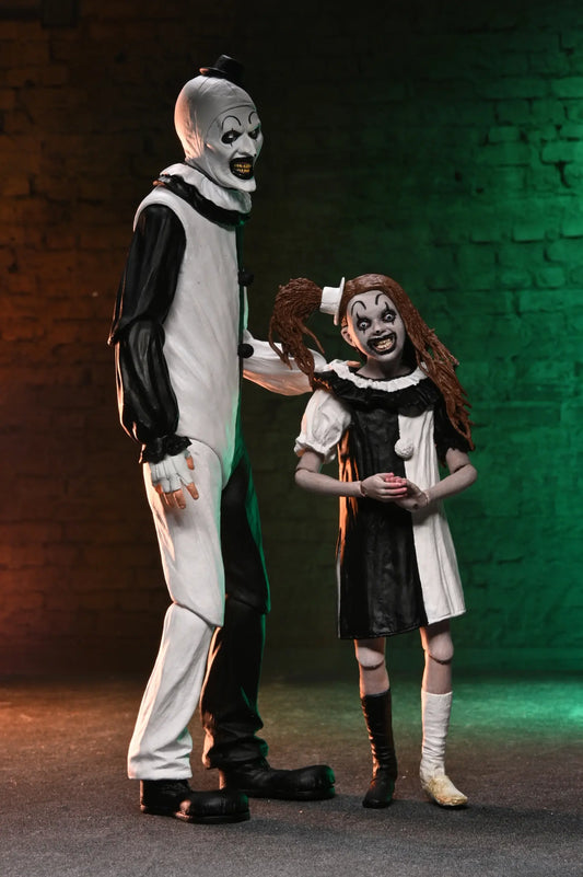 Terrifier 2 Art the Clown & Little Pale Girl 2Pack