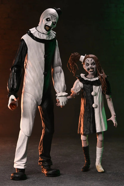 Terrifier 2 Art the Clown & Little Pale Girl 2Pack
