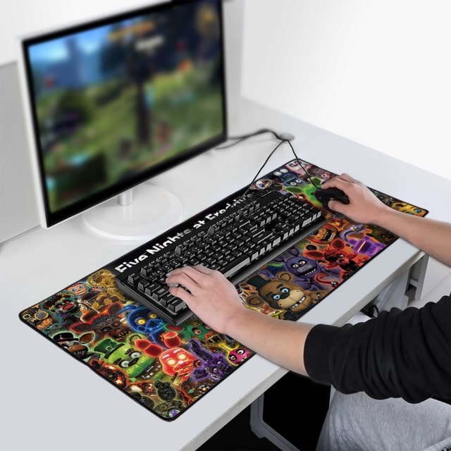 Five Nights at Freddys  Glow Montage Desk Mat