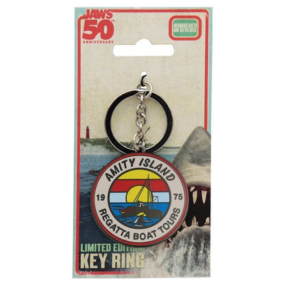 Jaws 50th Anniversary Regatta Boat Tour Keyring
