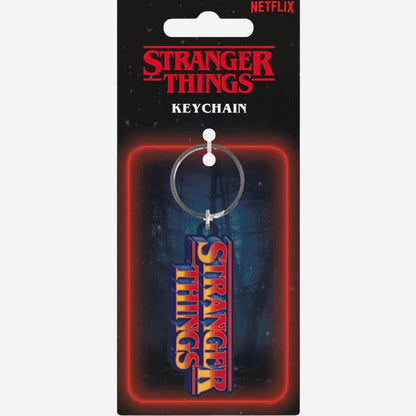 Stranger Things S5 (Retro Logo) Keychain