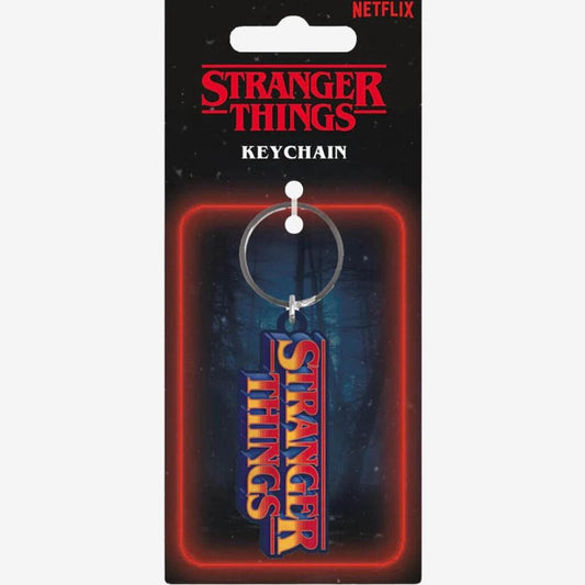 Stranger Things S5 (Retro Logo) Keychain