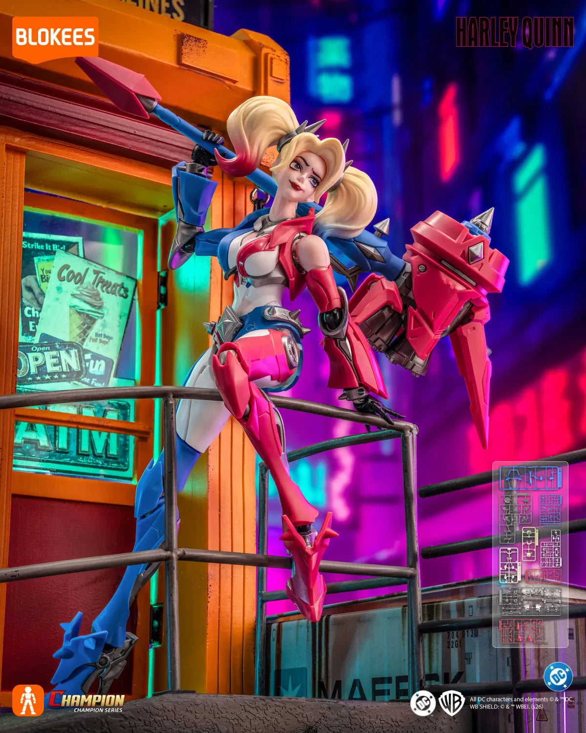 Blokees DC CC04 Harley Quinn