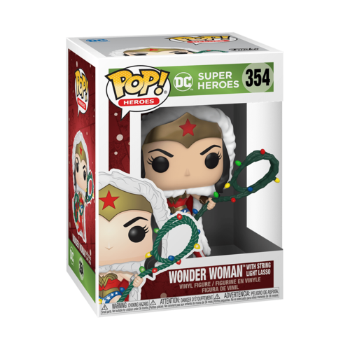 POP Heroes: DC Holiday: Wonder Woman w/light Lasso