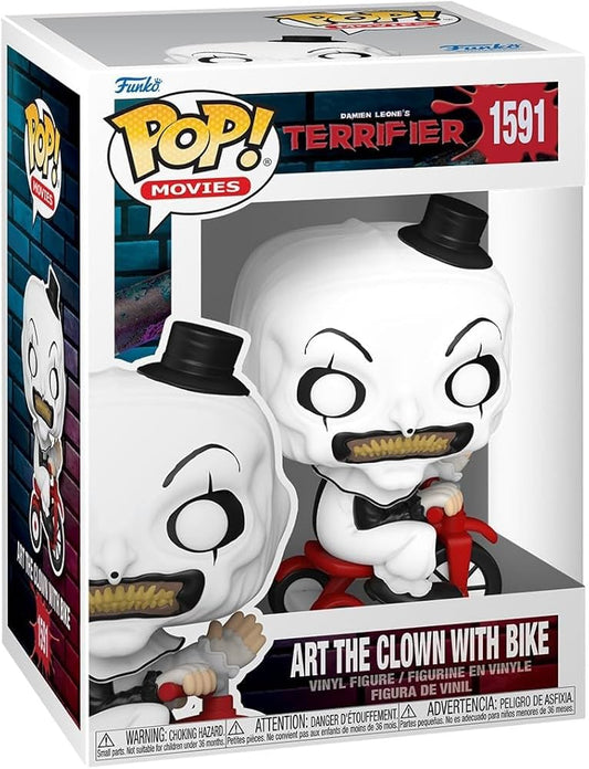 POP! Movies: Terrifier - Art the Clown with Bike #1591