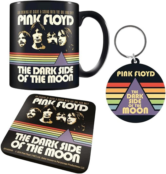 Pink Floyd Mug^ Coaster & Keychain Gift Set