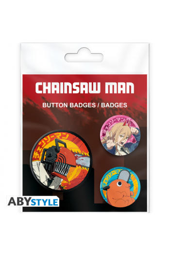 Chainsaw Man Denji^ Devil^ Pochita Badge Pack