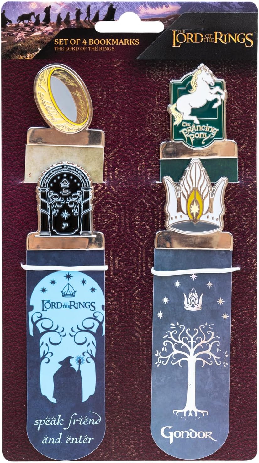 Lord of the Rings Set of 4 Bookmarks
